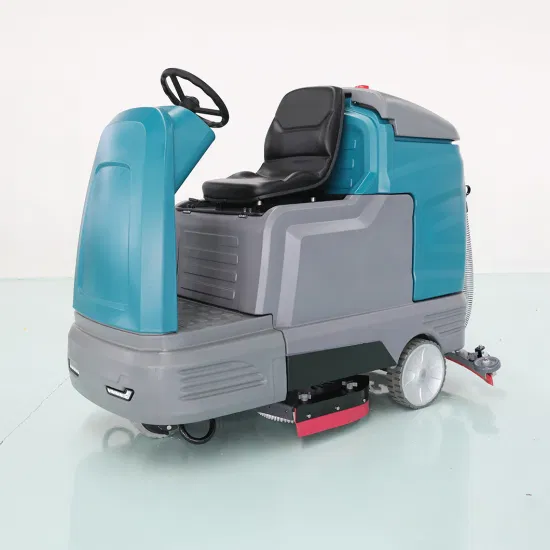 Commercial Ride on Floor Scrubbing Machine for Hotel Automatic Industrial Cleaning Floor Scrubber and Dryer